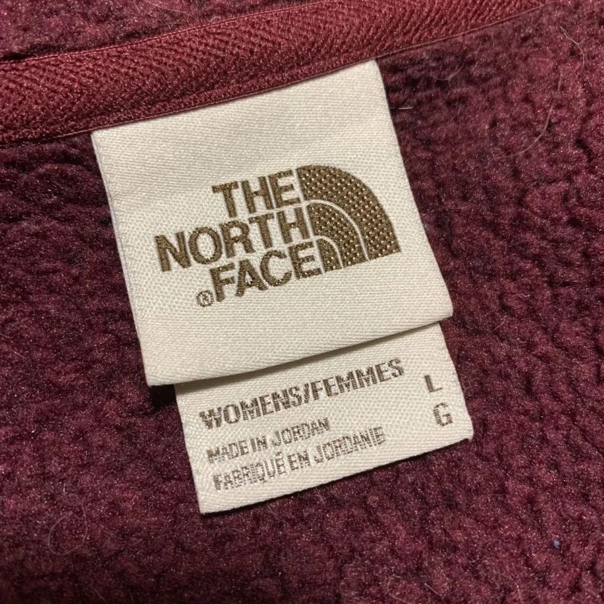 THE NORTH FACE フリースジャケット 茶タグ 復刻 ワインレッド