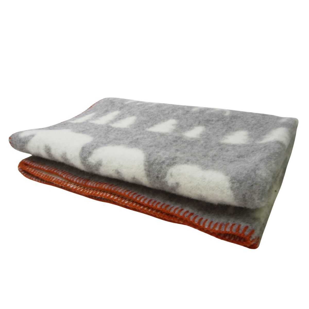 クリッパン KLIPPAN ブランケット ウール ハーフケット 毛布 ◆ ◆ WILDERNESS トナカイ 北欧 スウェーデン 90×130cm KP-44 STEELWINDOWSANDDOORS_COM