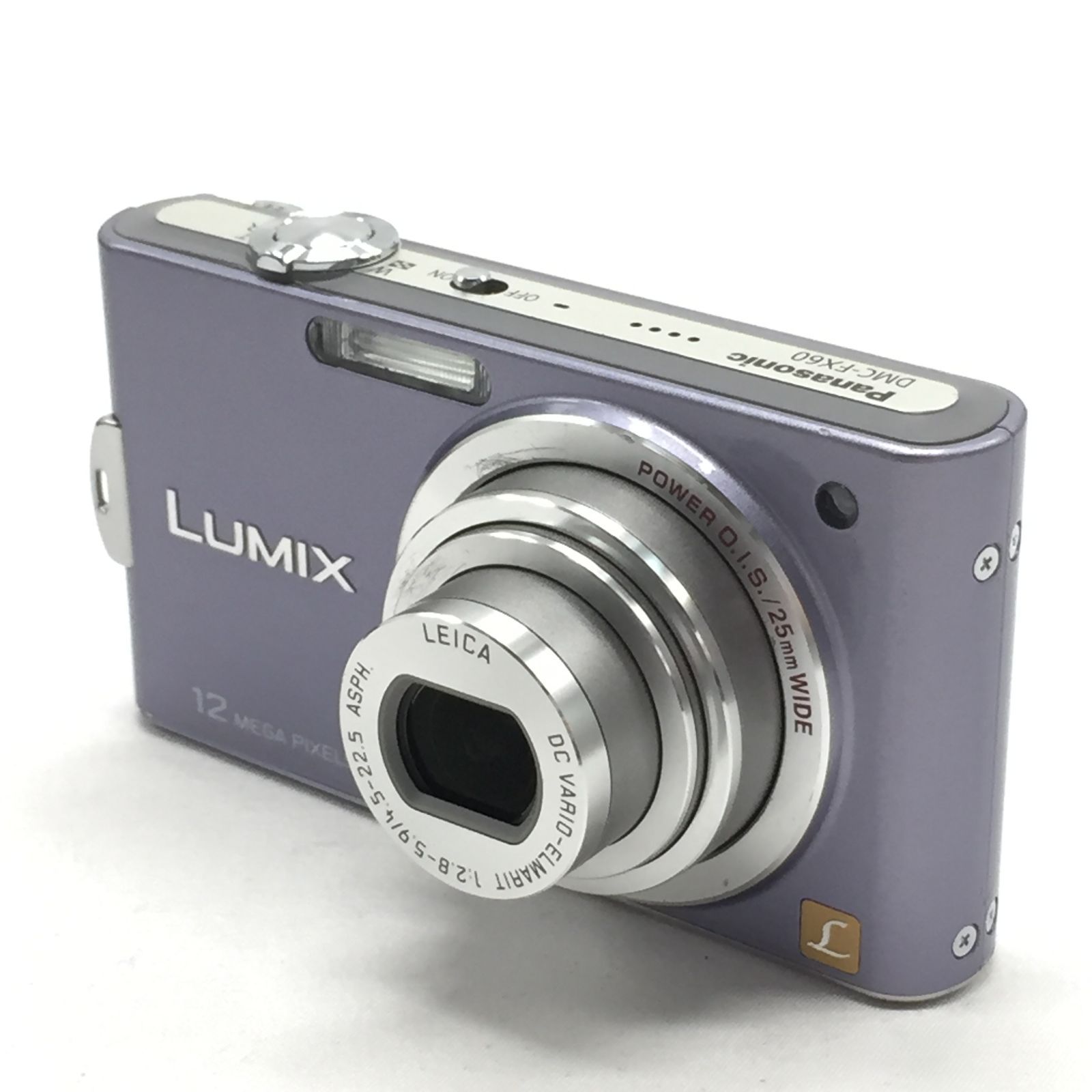 【美品】Panasonic LUMIX DMC-FX60 ノーブルバイオレット 概要 デジタルカメラ DMC-FX60 | LUMIX（ルミックス） ミラー