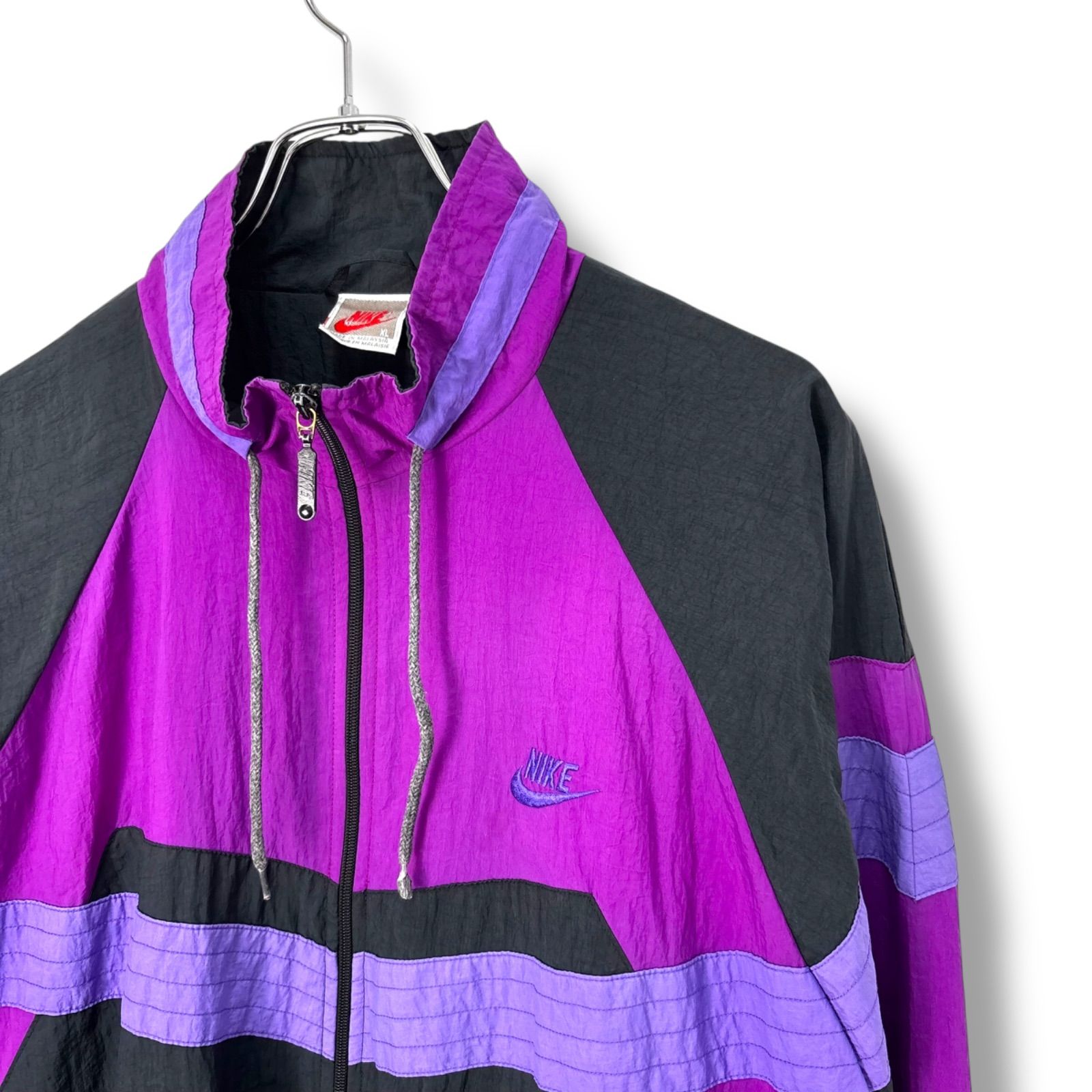 90s Euro NIKE Nylon Track Jacket 【XL】 90年代 ナイキ ユーロ 90s Euro NIKE Nylon Track Jacket 【XL】 90年代 ナイキ ユーロ