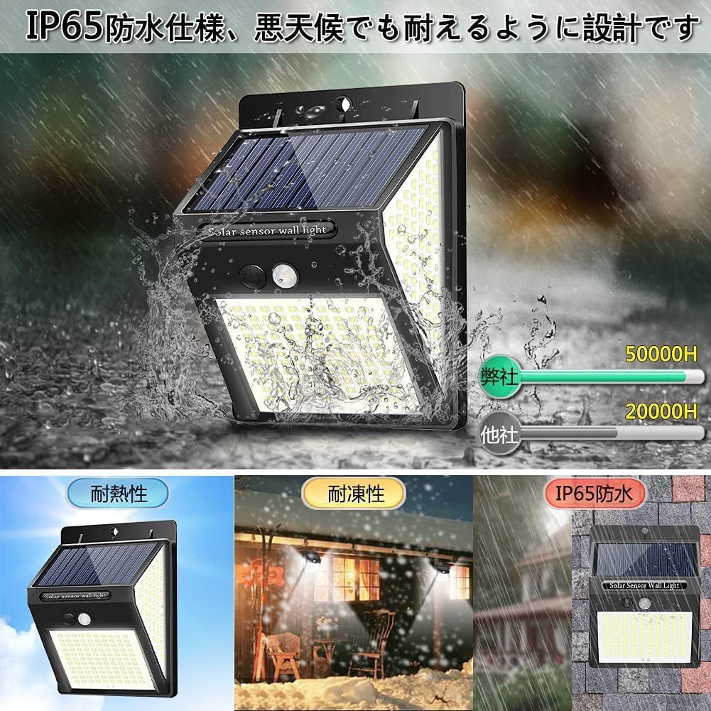 ガーデンライト 屋外/玄関/廊下/軒先/駐車場 太陽光発電 自動点灯 両面