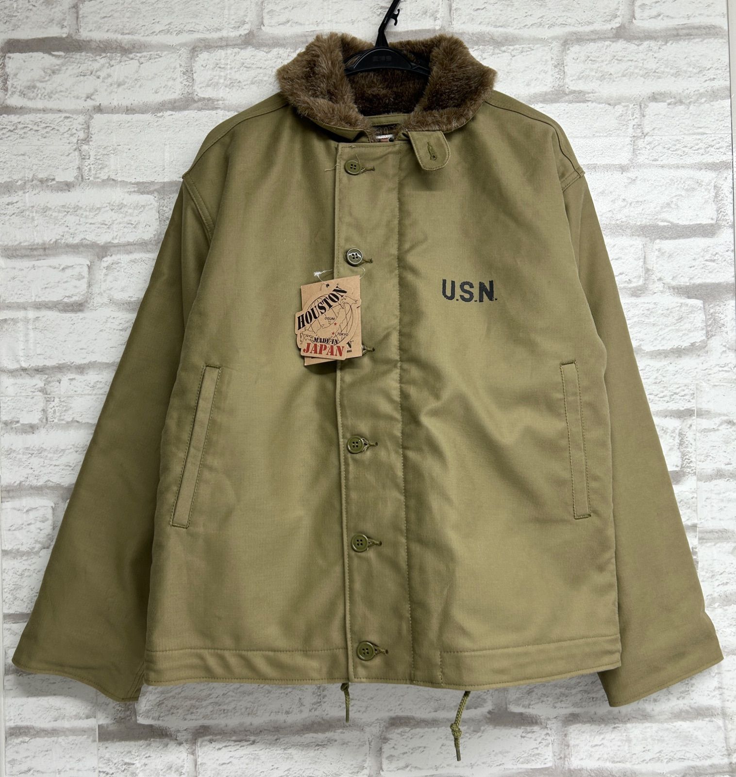 ◾️12 24閉店 ◾️Houston ヒューストン N-1 DECK Jacket デッキジャケット ミリタリー アメカジ ◾️2 ◾️ 5 DY