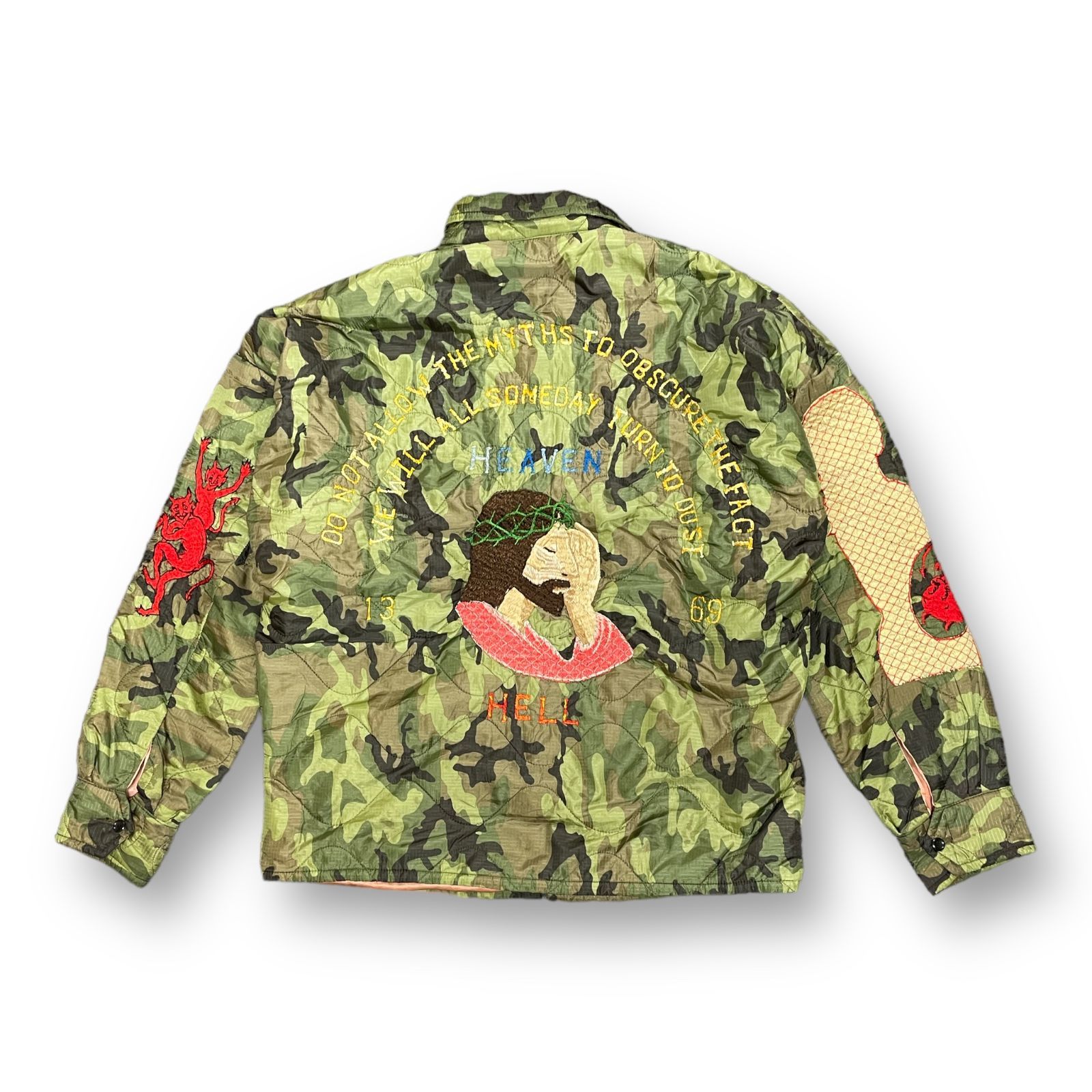 定価123200円 美品 SAINT MICHAEL 23SS VETNAM JACKET CAMOUFULAGE SM 