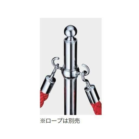 シロクマ フロアパーティションポール クローム 鏡面 FPP-1310 MARWIL-DEMENAGEMENTS_CH