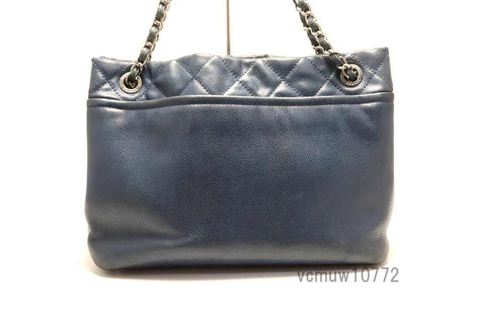 希少美中古□CHANEL 13番台 キャビアスキン マトラッセ デカココ
