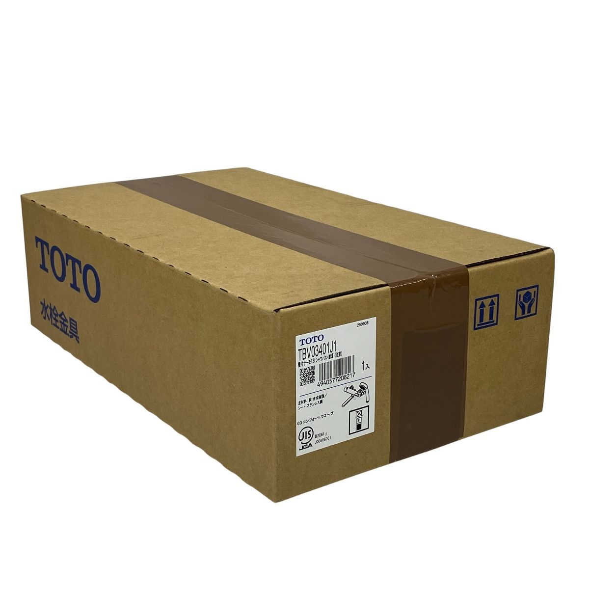 TOTO TBV03401J1 浴室用 壁付サーモスタット混合栓 コンフォートウエーブ T10508566