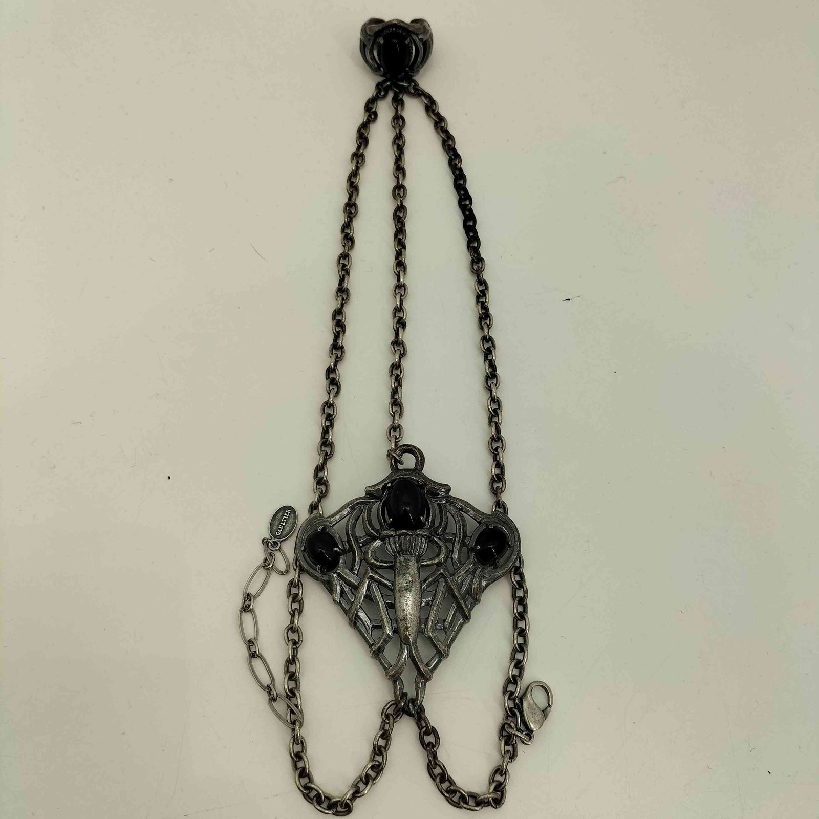 Jean Paul GAULTIER ゴルチエ チェーンブレスレット ジャンポールゴルチエJean Paul GAULTIER 925クロスチェーン