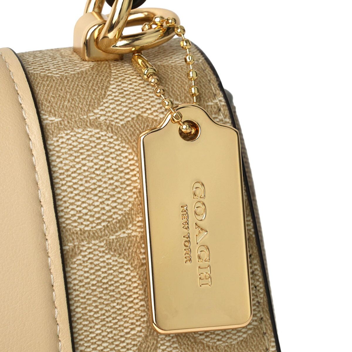 新品 コーチ COACH ショルダーバッグ LYSA TOP HANDLE BAG ライト 