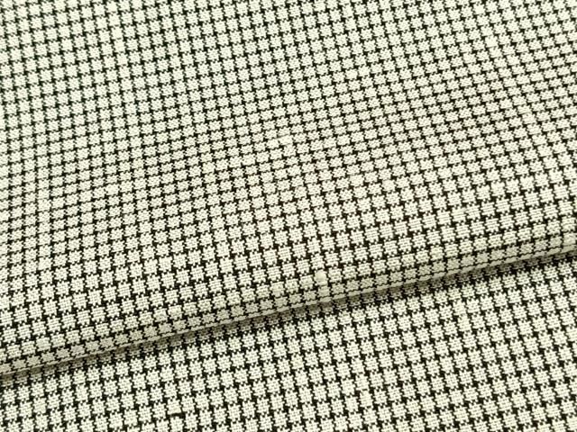 平和屋着物▽上質な紬 単衣 格子 正絹 逸品 未使用 AABA7795fy 平和