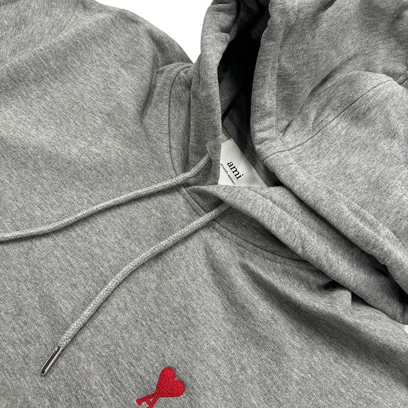 【正規品】ami アミパリス　グレー ハート刺繍 フード付きパーカー 楽天市場】AMI PARIS アミパリス AMI DE COEUR HOODIE パーカー