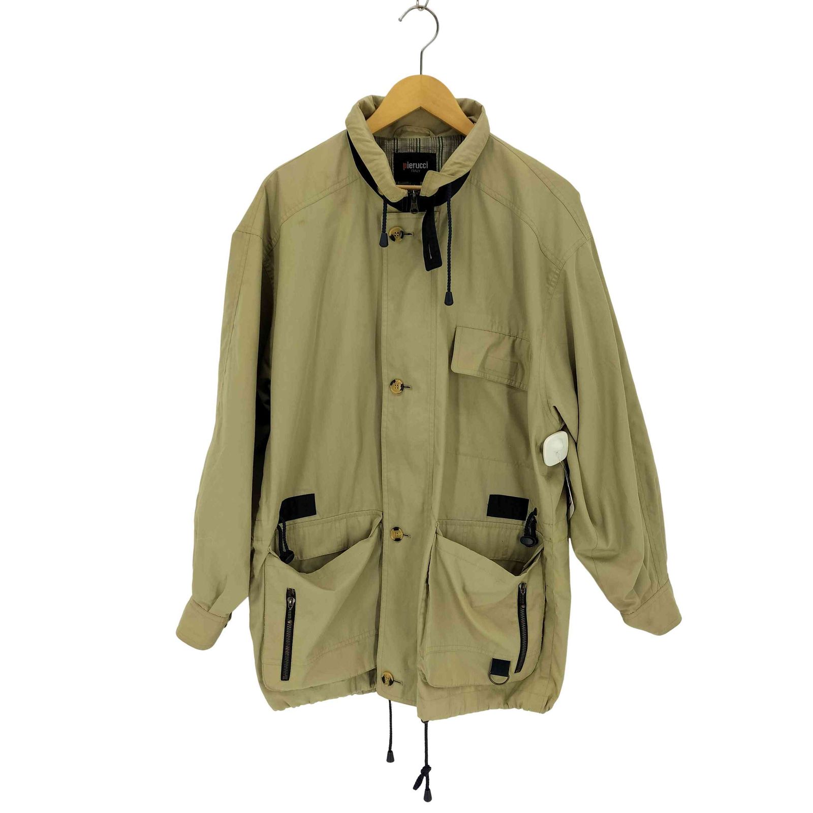 ユーズドフルギ USED古着 {{pierucci}}チンスト付き ジップジャケット メンズ JPN：L 