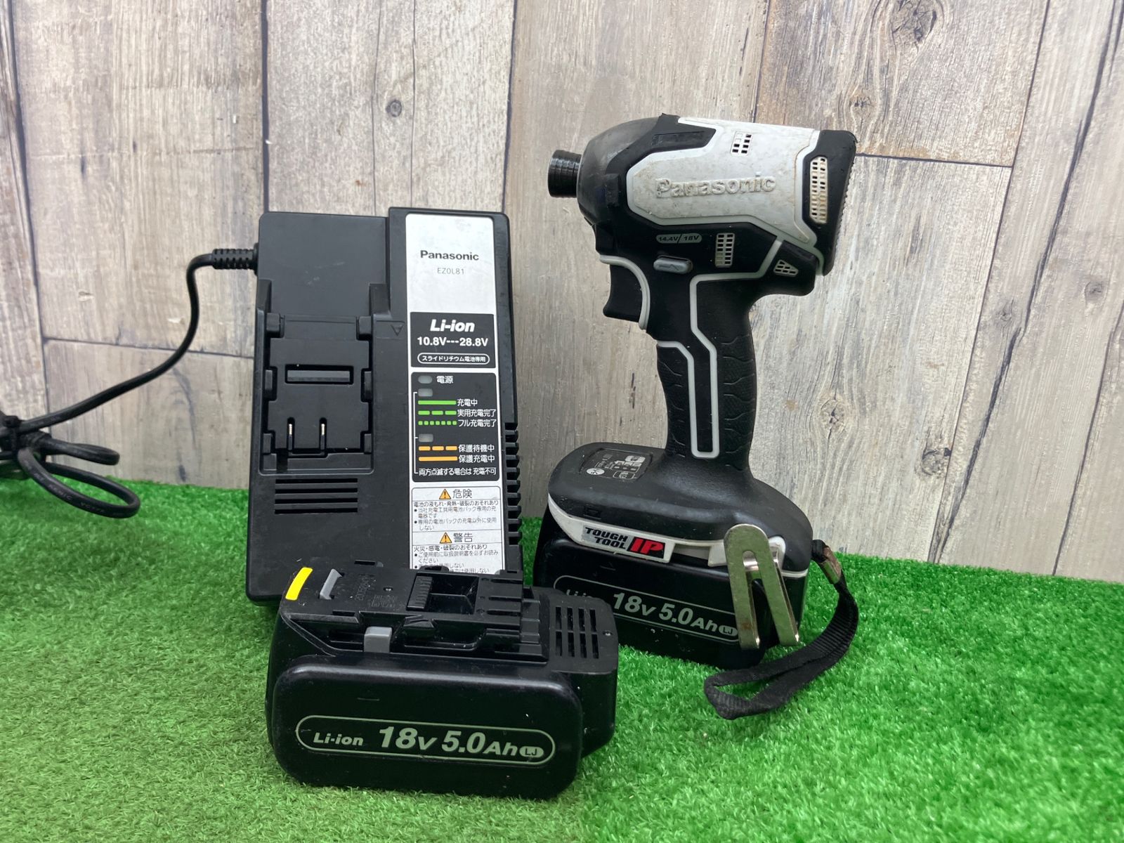 動作品 パナソニックPanasonic♪14.4V 18Vコードレスインパクトドライバーセット♪EZ76A1LJ2G-H♪アクトツール富山店♪A