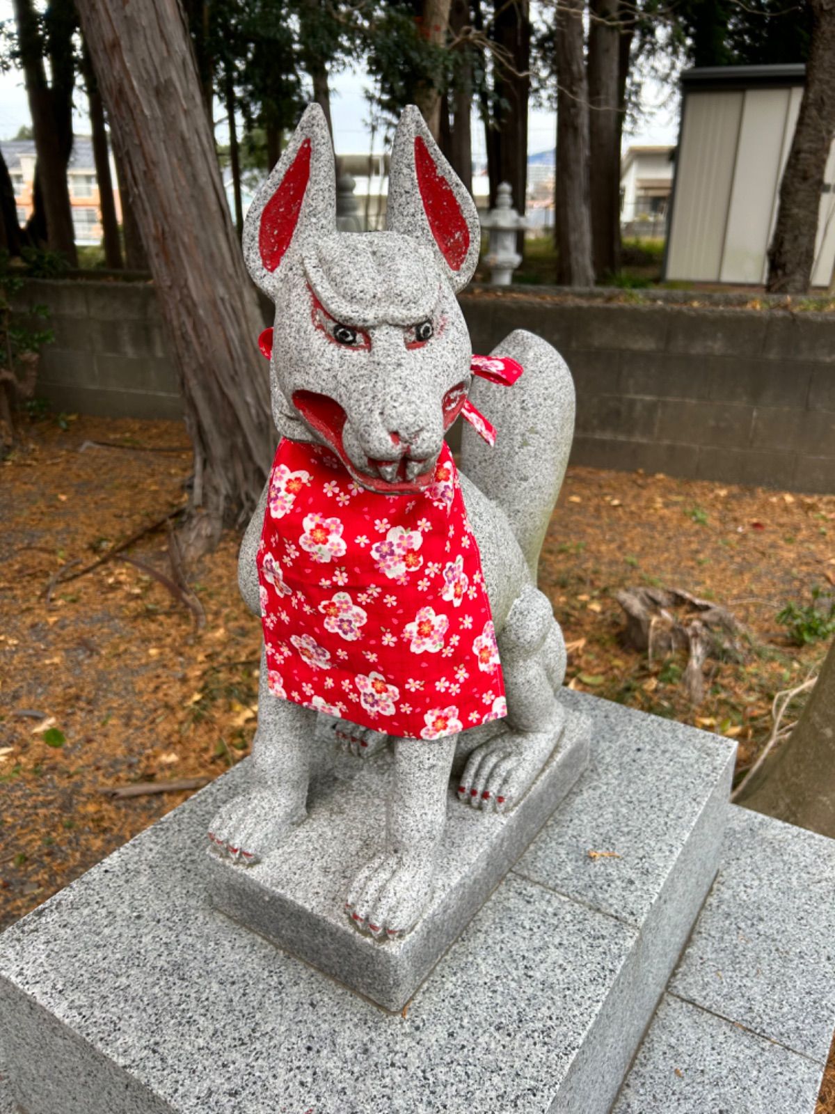 お稲荷様、狛犬様、お地蔵様の前掛け2枚セット20×20cm((A202402141537) - メルカリ