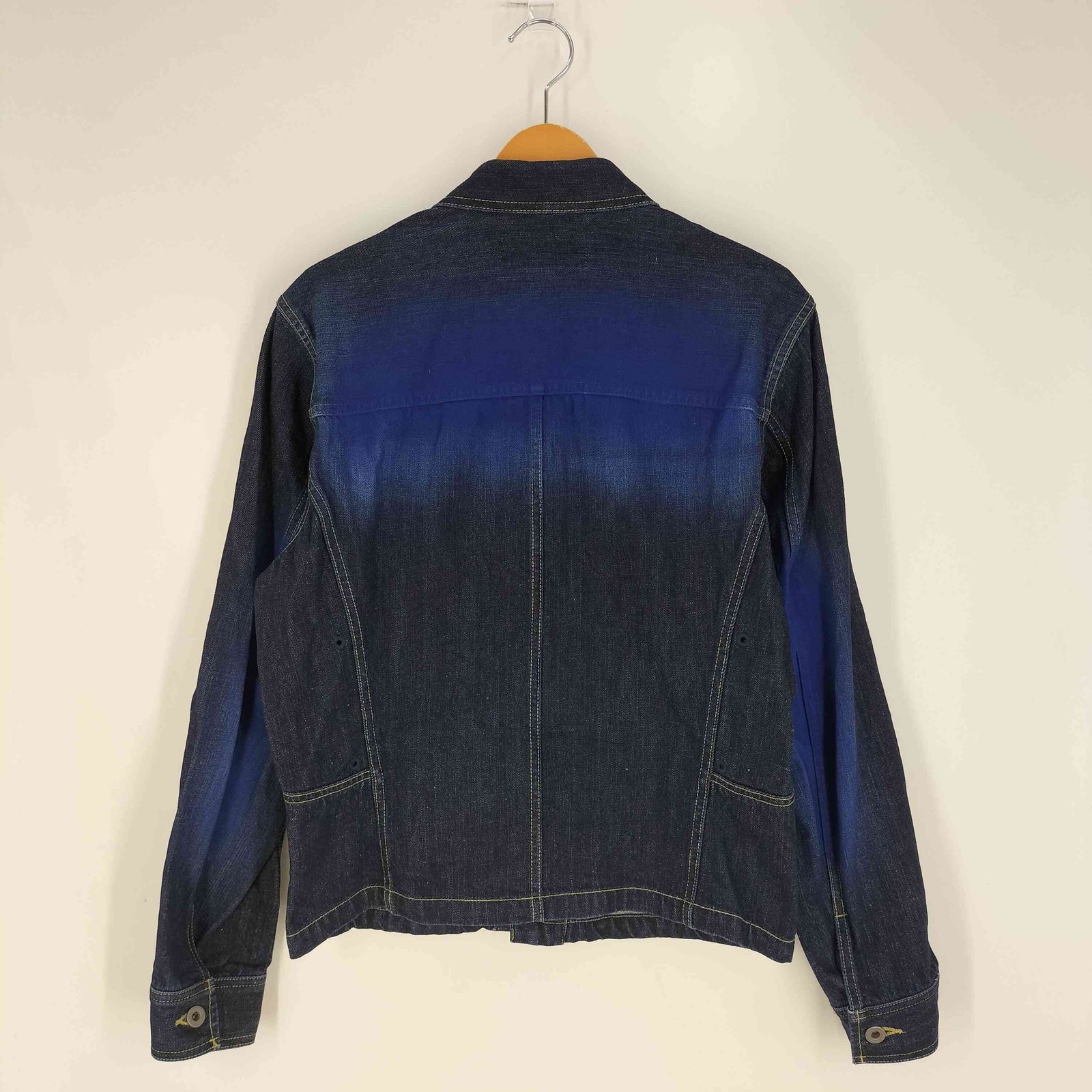 イッセイミヤケ ISSEY MIYAKE 05SS 黒タグ グラデーション デニム 