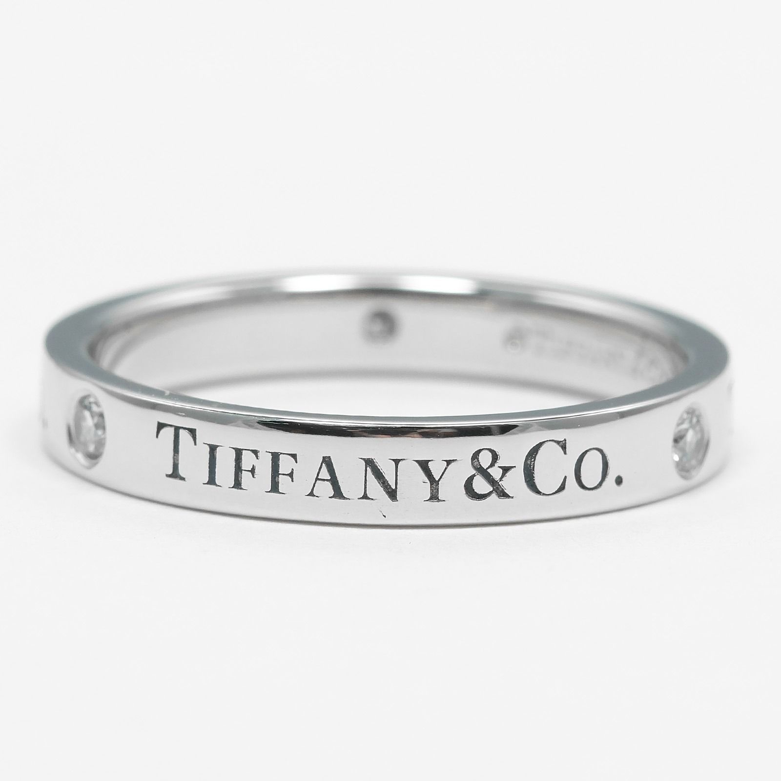 TIFFANY&Co.】ティファニー フラットバンド Pt950プラチナ