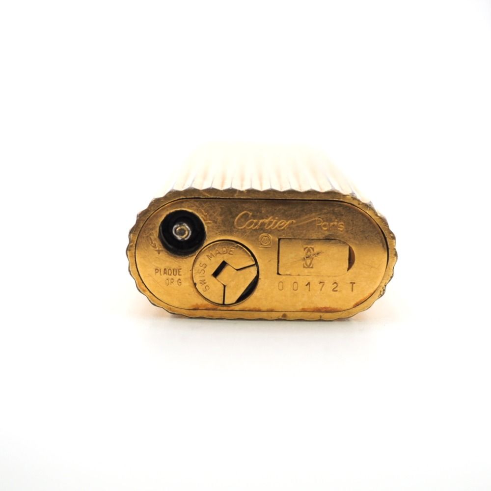 カルティエ Cartier ガスライター　ゴールド　キズ汚れは有 使用品 楽天市場】カルティエ ガス ライター 金属製 メンズ 【中古