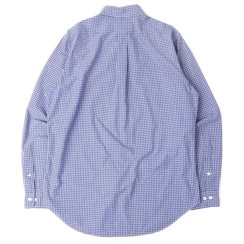 ポロ Ralph Lauren ラルフローレン 青 ギンガム チェック クラシックフィット シャツ