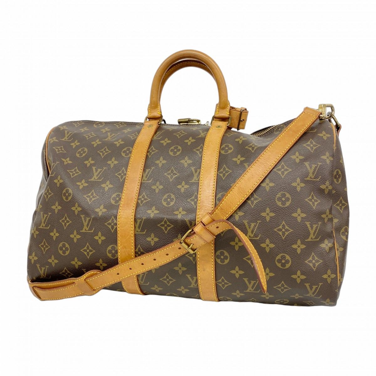 5md4141 ルイヴィトン ボストンバッグ モノグラム キーポルバンドリエール45 M41418 ブラウン メンズ レディース ユニセックス