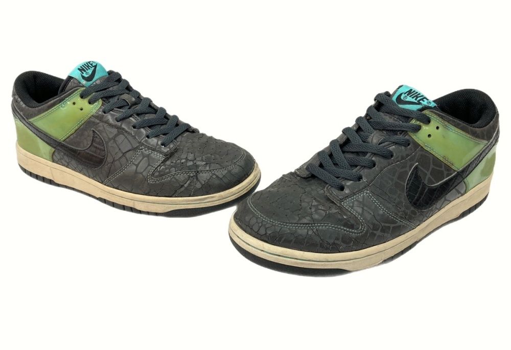 ナイキ NIKE 06年製 DUNK LOW CROCODILE REFLECTOR PACK ダンク ロー クロコダイル リフレクター パック  309431-903 メンズ靴 スニーカー グリーン 27cm 104-shoes270 - メルカリ