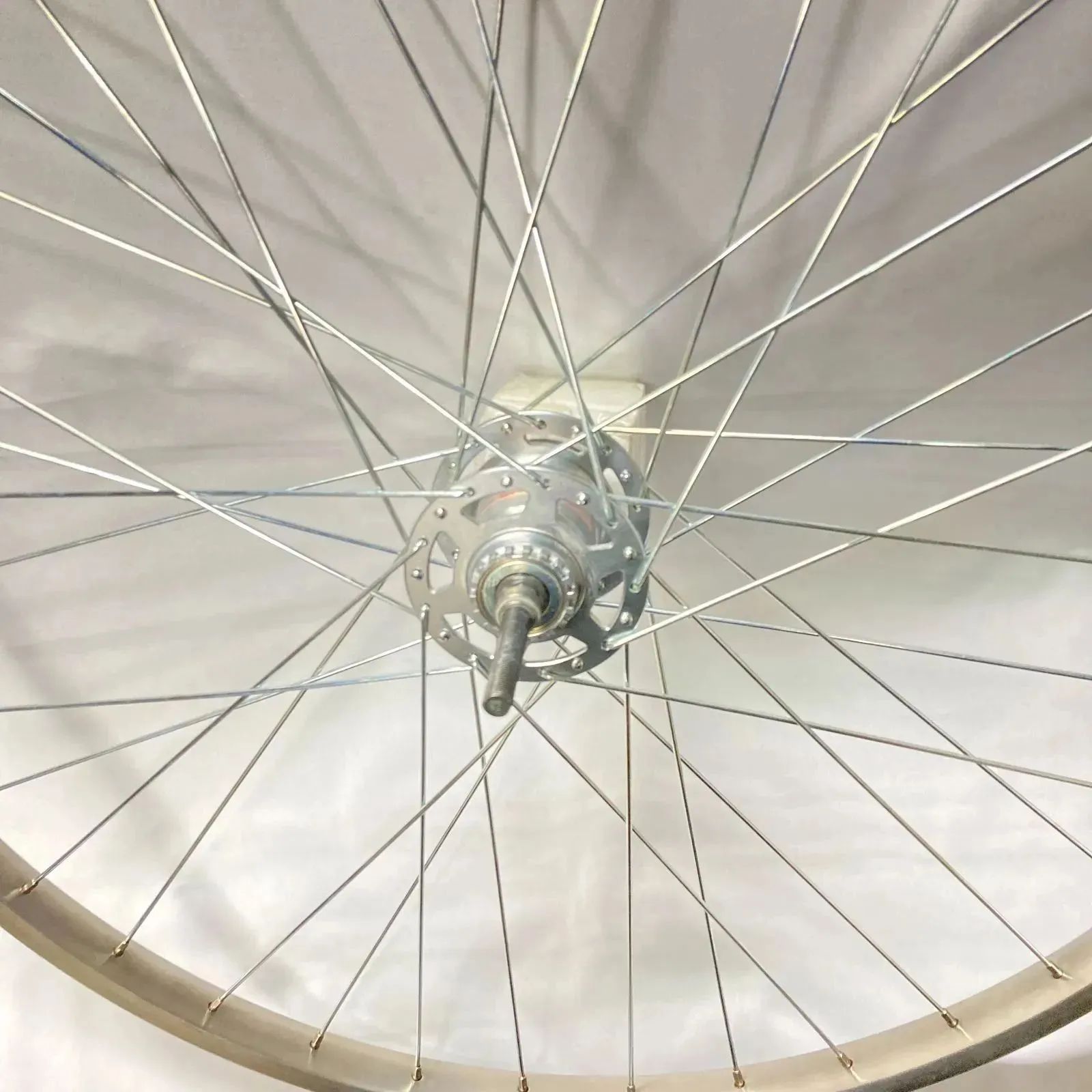 自転車 ホイール 26インチ 後輪ステンリム 26X1 3/8 内装3段 191.8mm