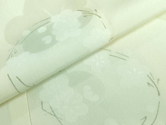 平和屋本店□上質な長襦袢 無双仕立て 作家物 松竹梅 逸品 未使用