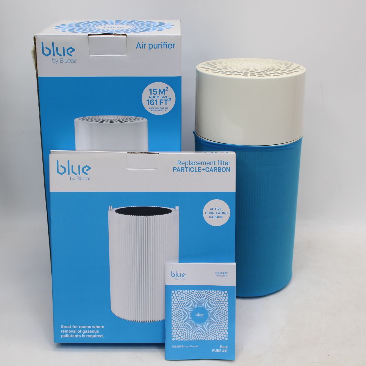 175)ブルーエア Blue PURE411 空気清浄機 未使用フィルター付き