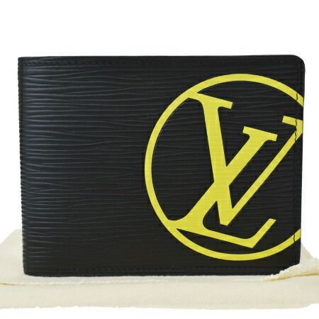 【中古】 超美品 ルイヴィトン LOUIS VUITTON ポルトフォイユ ミュルティプル 二つ折り 札入れ 財布 サークル エピ レザー M67907 76MH707