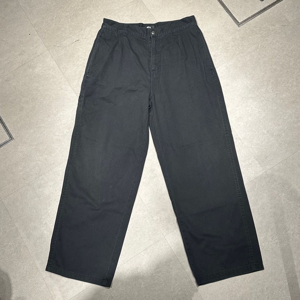 Stussy ステューシー CHINO WORK PANT チノワークパンツ 116625 ブラック size 30 表参道A05