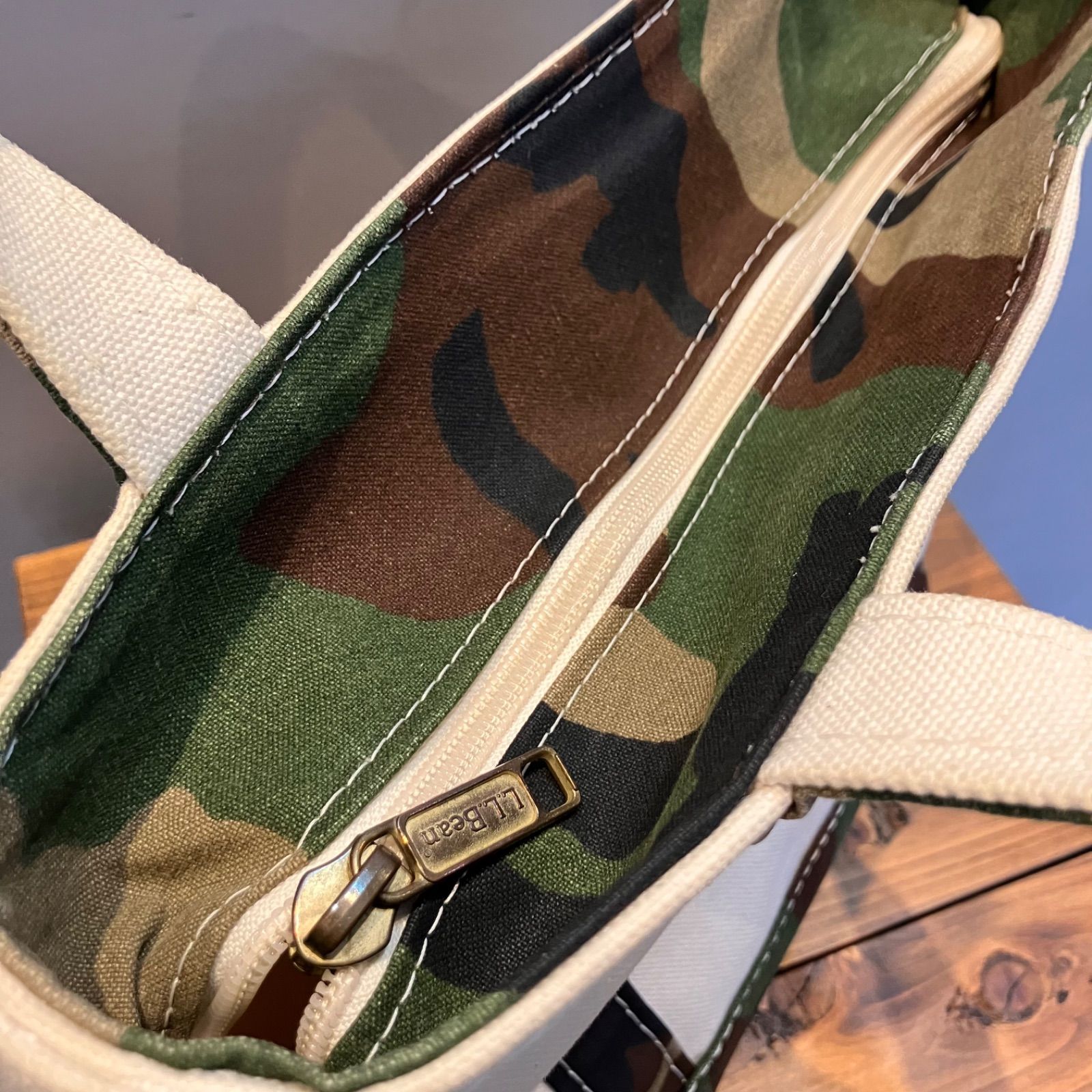 L.L.Bean エルエルビーン BOAT AND TOTE ボートアンドトート 迷彩