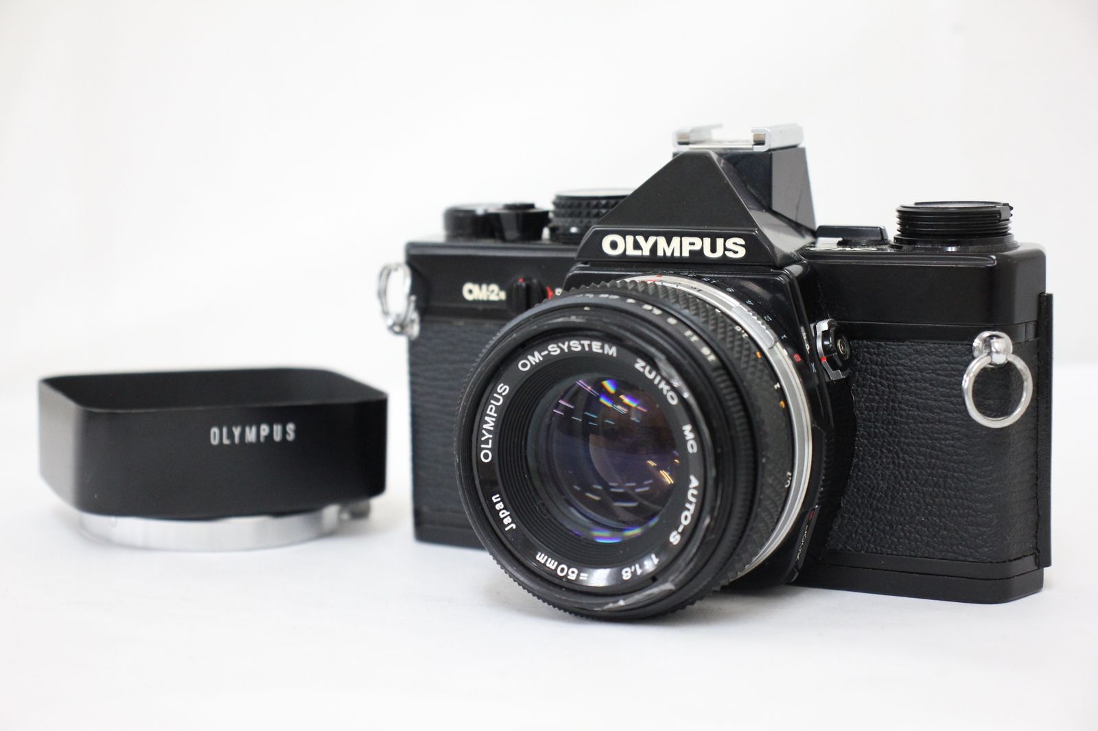 返品保証】 オリンパス Olympus OM-2N ブラック Zuiko MC Auto-s