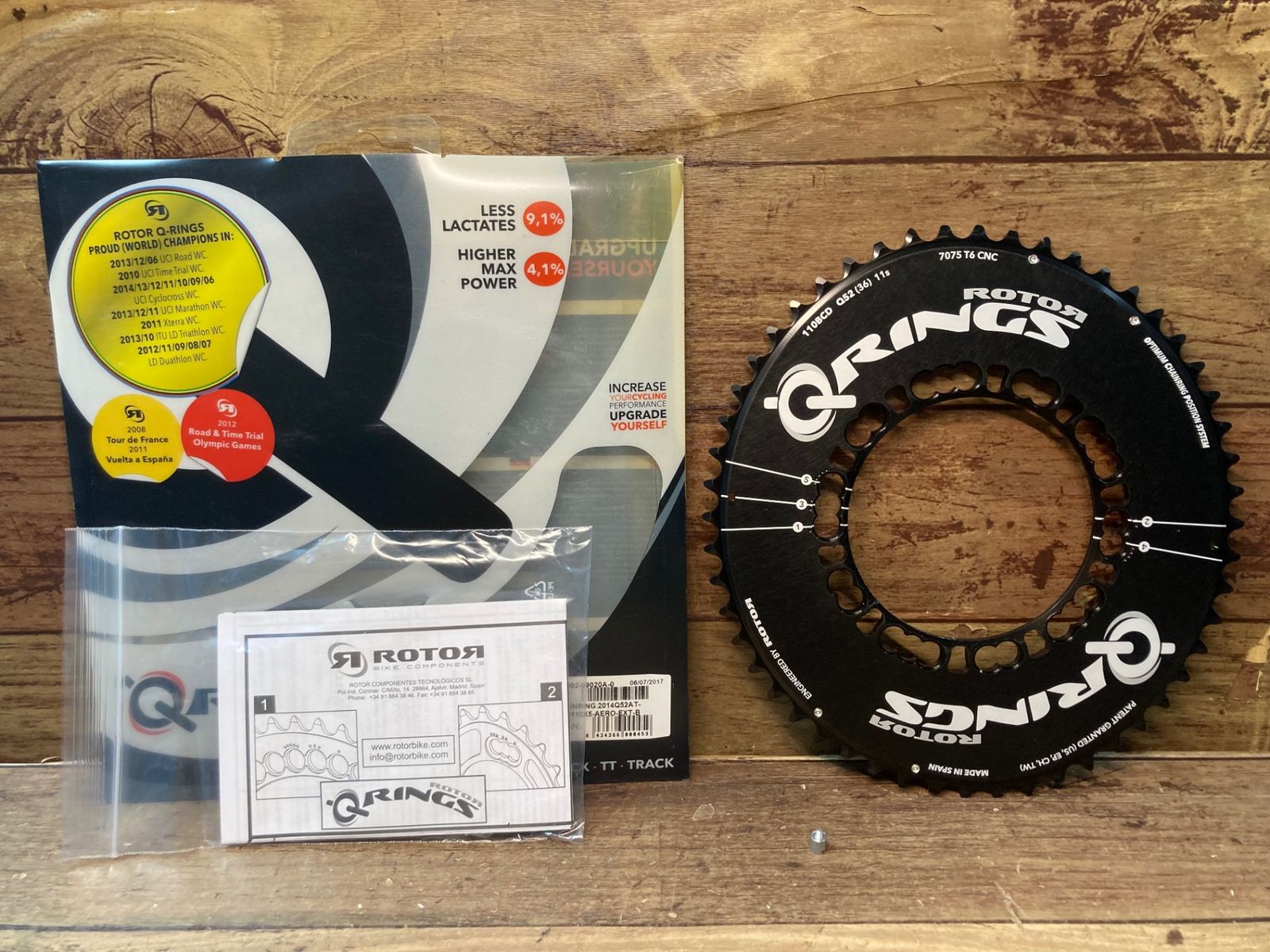 Rotor Q-Rings 楕円チェーンリング 52T36Tセット ROTOR QRINGS 楕円チェーリング 52 T ROTOR Q-rings チェーン
