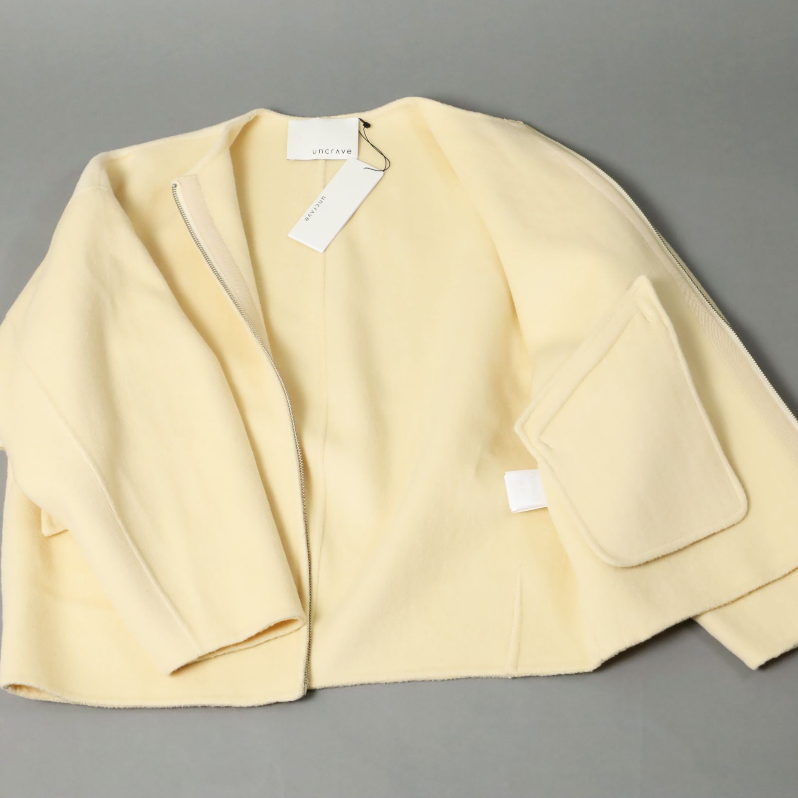 新品 uncrave アンクレイヴ リバージャケット ショートコート