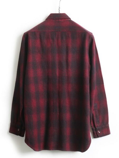 50s Buck Skein Joe オンブレチェック ウールシャツ USA製