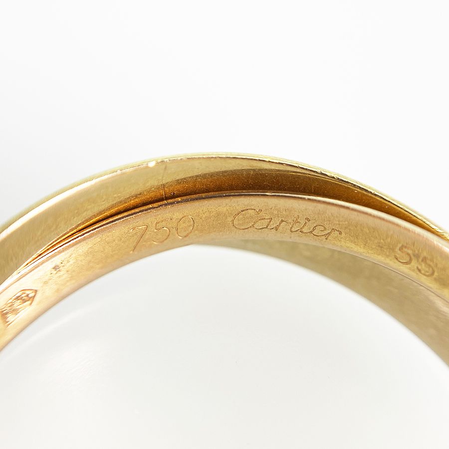 カルティエ Cartier トリニティ SM K18YG 15号(55) リング カルティエ Cartier トリニティ SM K18YG 15号(55) リング sss
