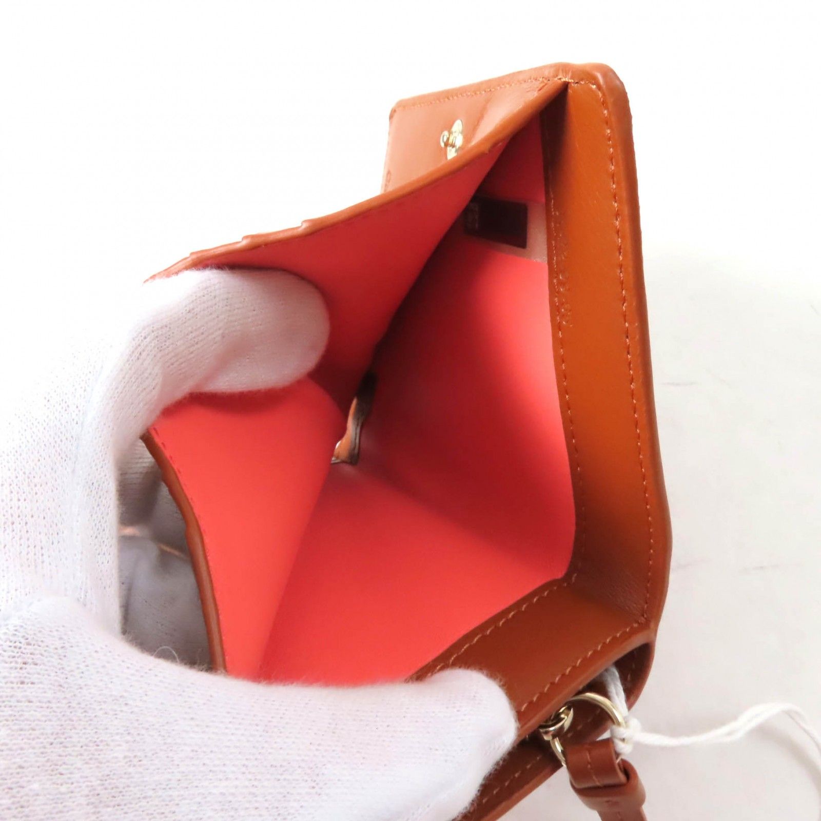 極美品☆Chloe クロエ CHC23SP867I10247 Chloe Sense Compact Wallet  