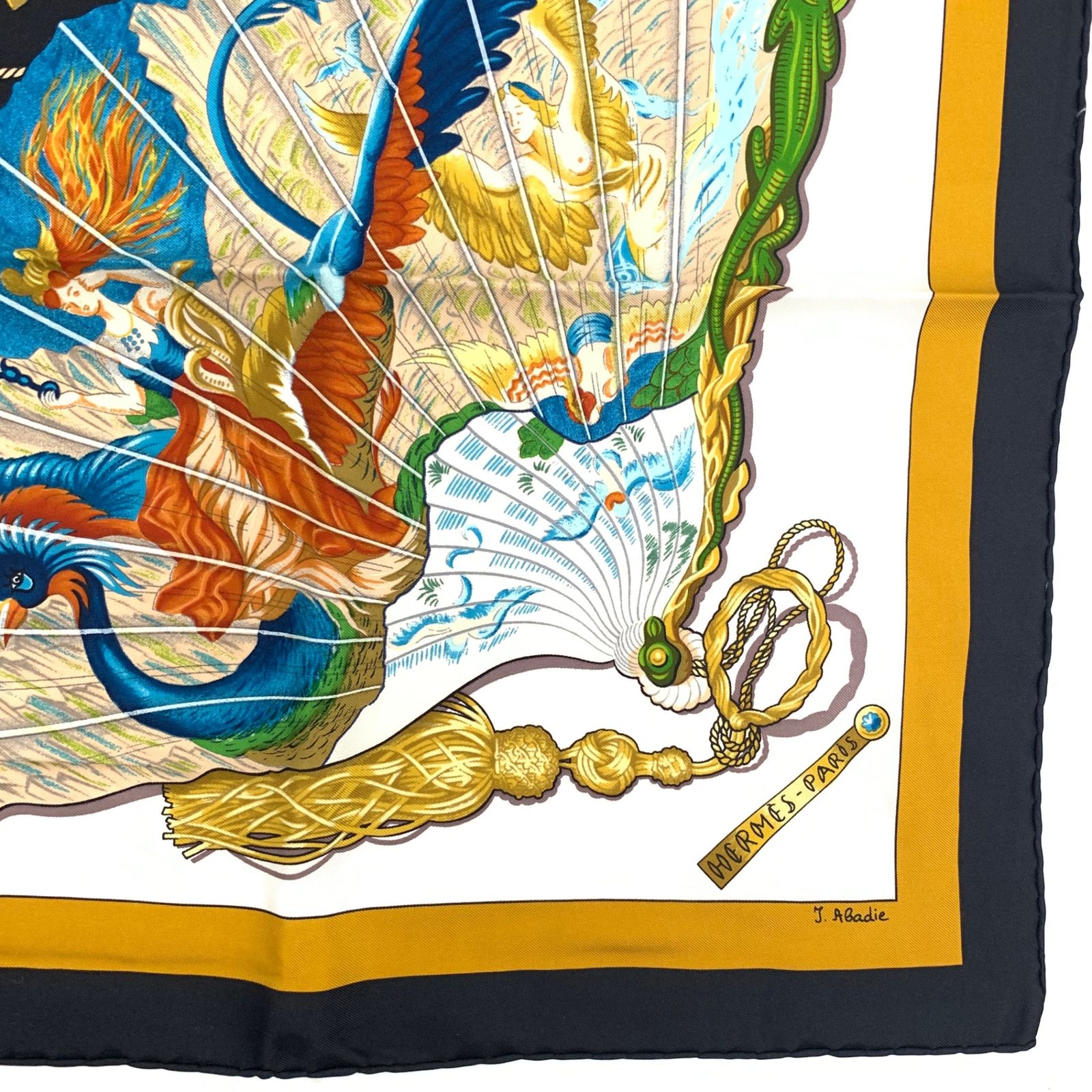 未使用品 HERMES エルメス カレ90 BRISE de CHARME 魅惑のそよ風