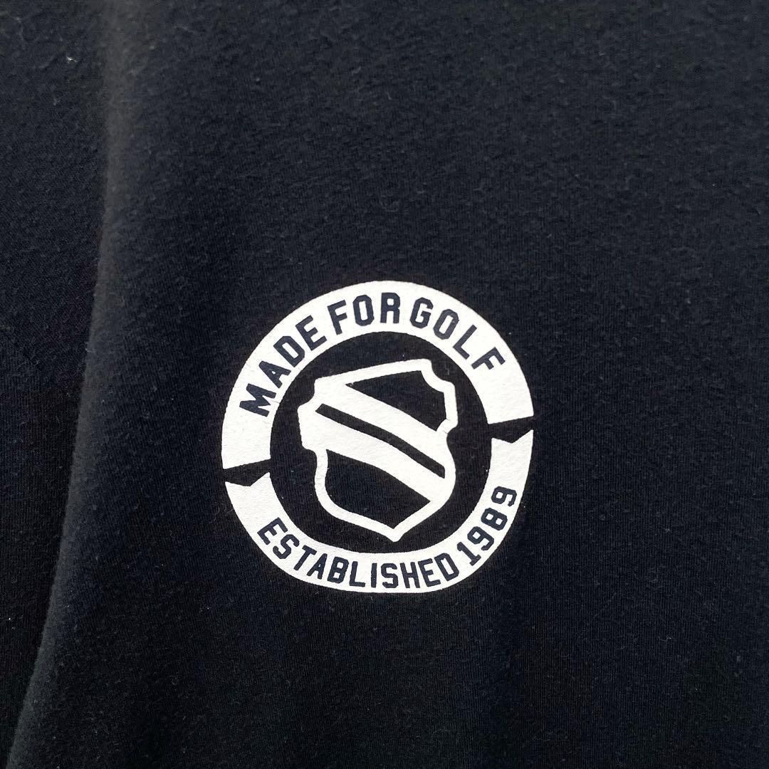 大人気】パーリーゲイツ モックネック プリントロゴ 長袖Tシャツ