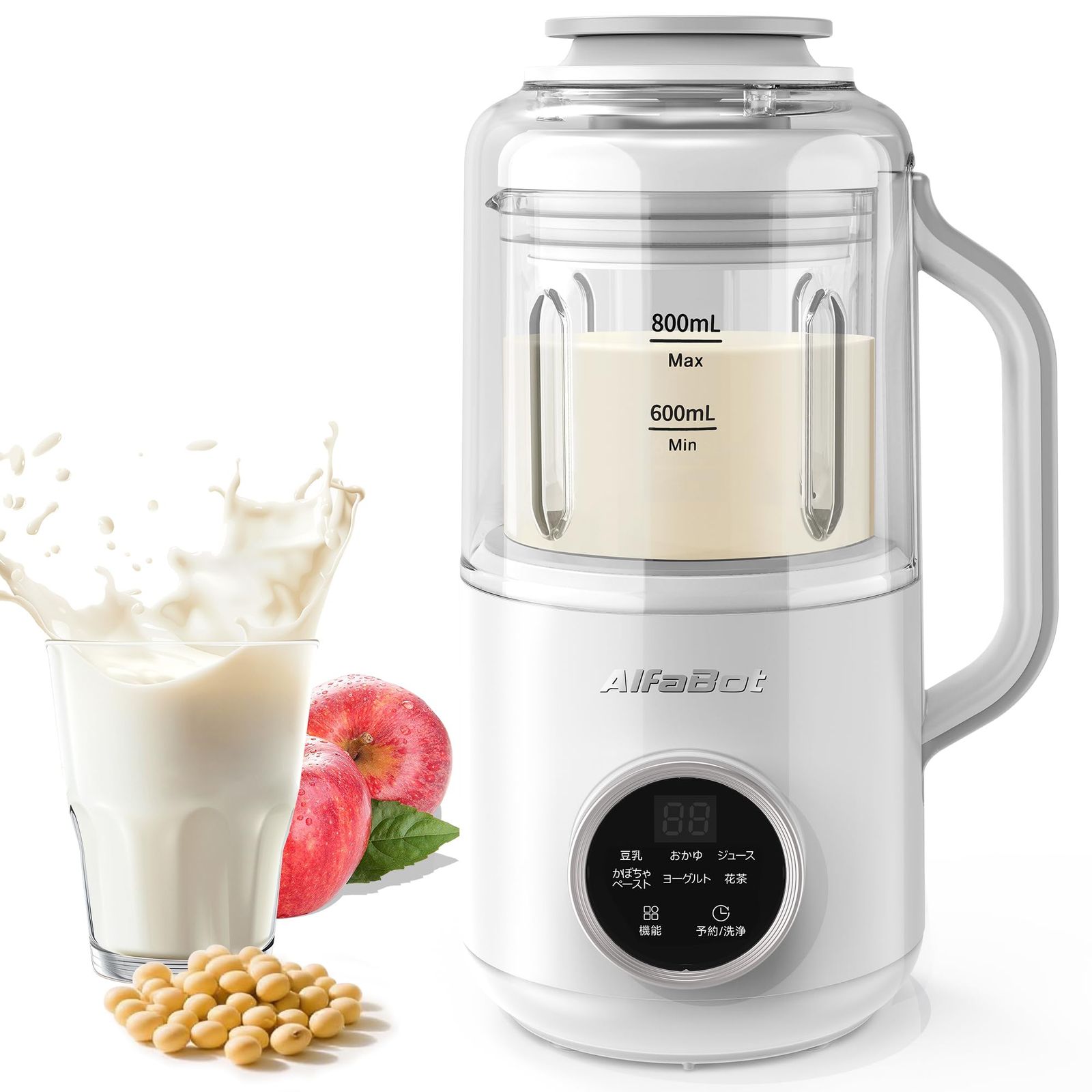豆乳メーカー 自動調理ポット 加熱式ミキサー 1000ml フード