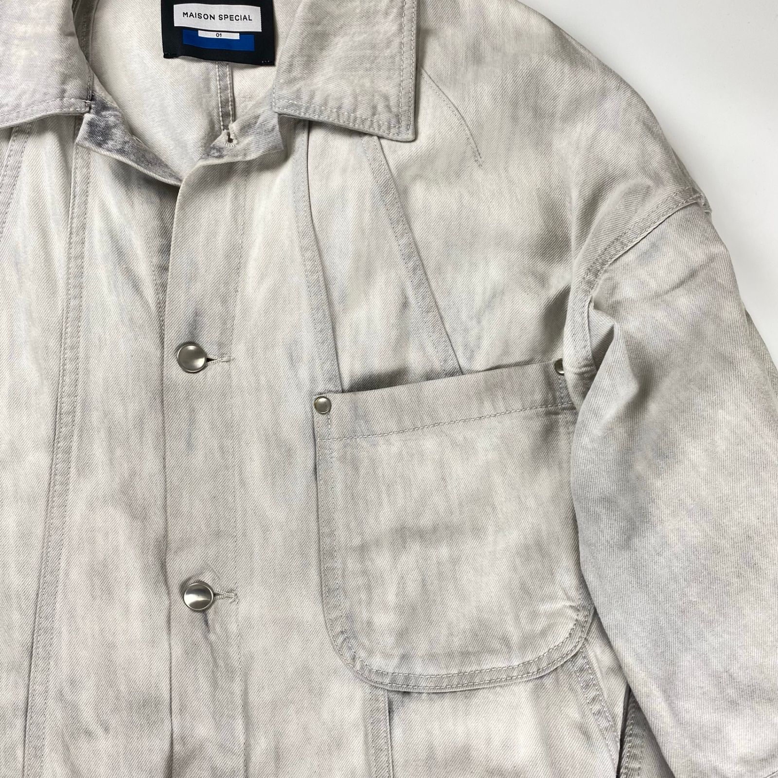 メゾンスペシャル　Three-Dimensional Denim Jacket 楽天市場】MAISON SPECIAL Three-Dimensional Prime-Over