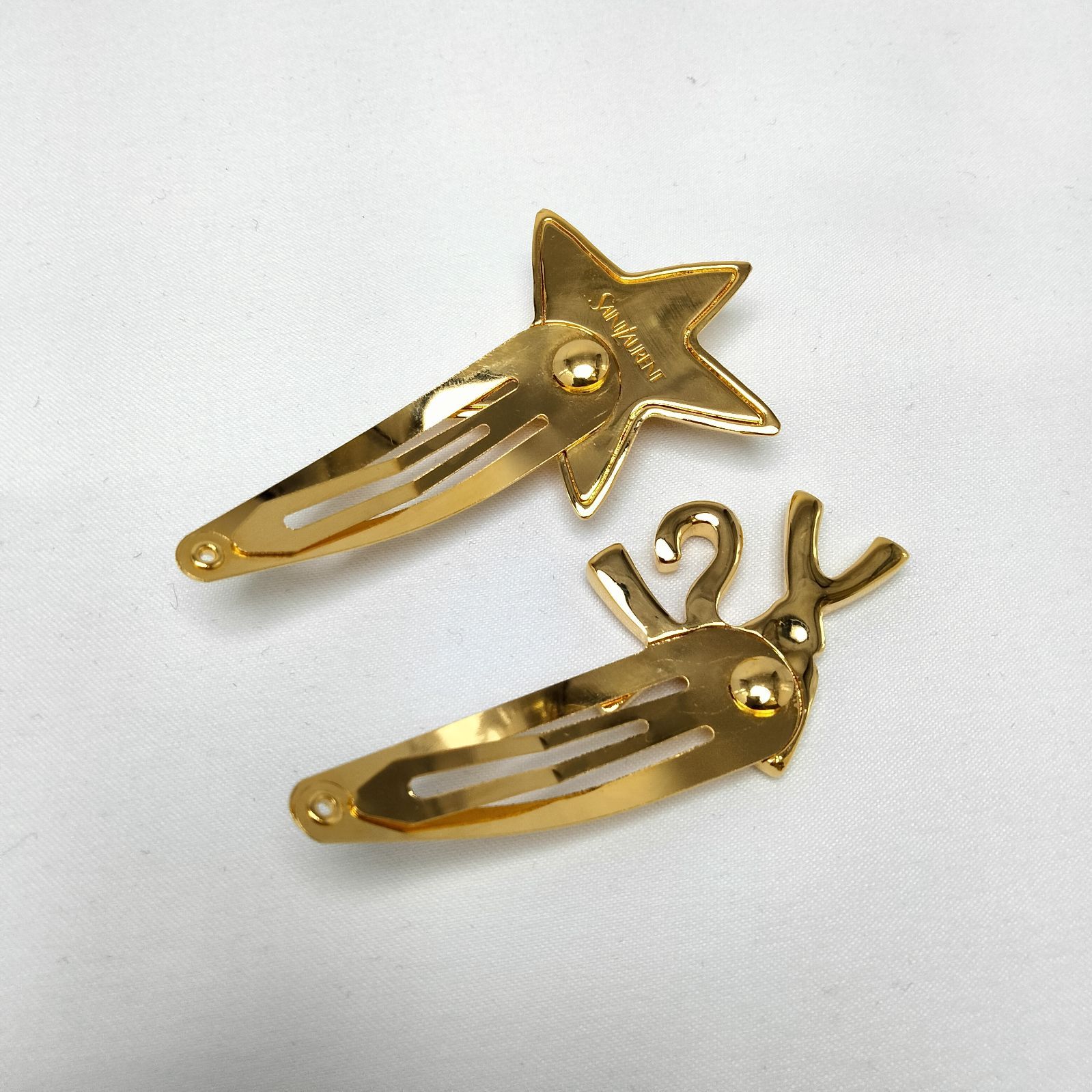 ✨️SAINT LAURENT✨️サンローラン YSL カサンドラヘアクリップセット