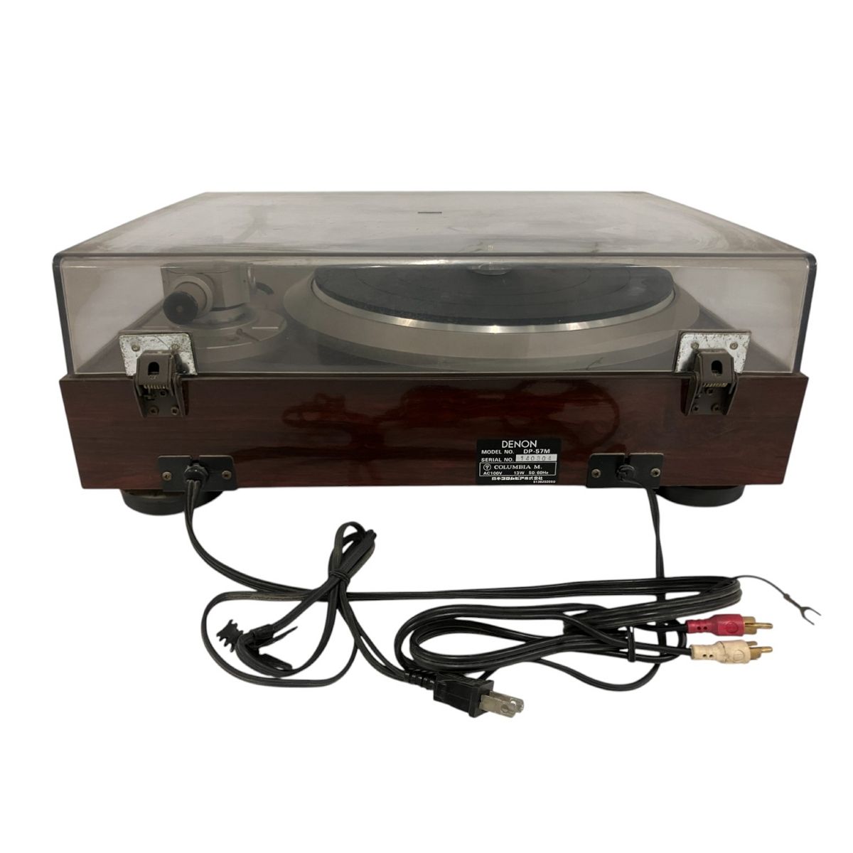 DENON DP-57M 直接駆動ターンテーブル DP57M　レコードプレイヤー DENON DP-57M 直接駆動ターンテーブル DP57M レコードプレイヤー