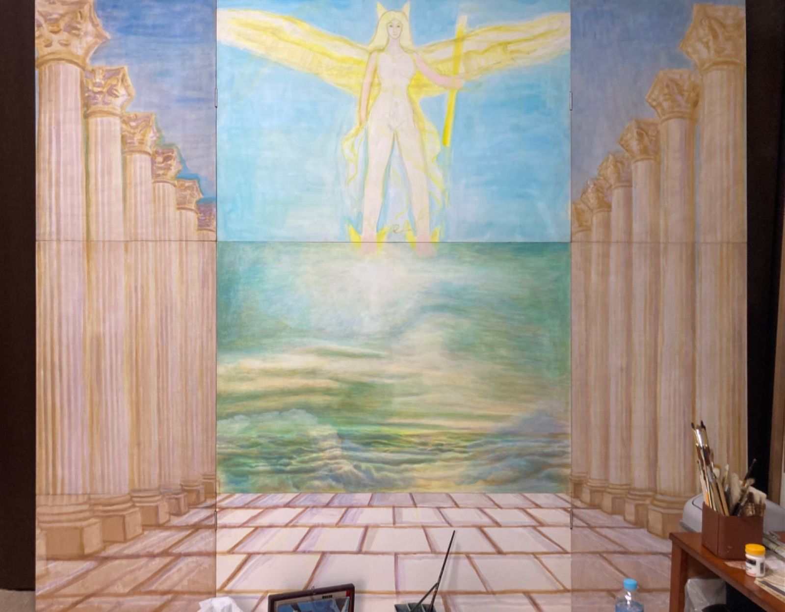 雲海上の光の天使の神殿 雲海の光の天使の神殿 雲海上の光の天使の神殿 Kamigamo