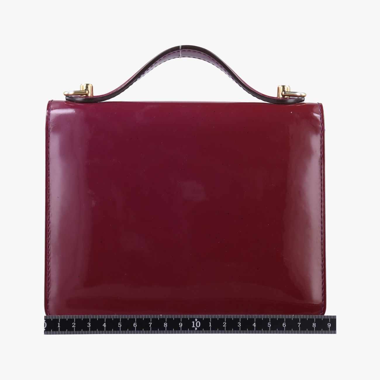 ルイヴィトンLouis VuittonモンソーBB パープル ヴェルニ M90112 SR0134