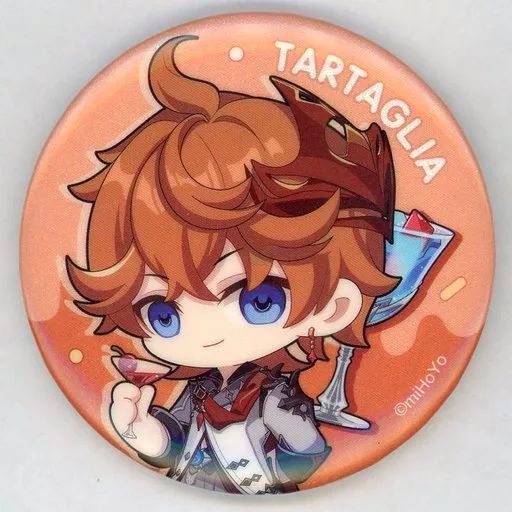 原神 タルタリヤ 缶バッジ 沁甜一夏 Amazon.co.jp: 原神 沁甜一夏シリーズ ちびキャラ タルタリヤ 缶