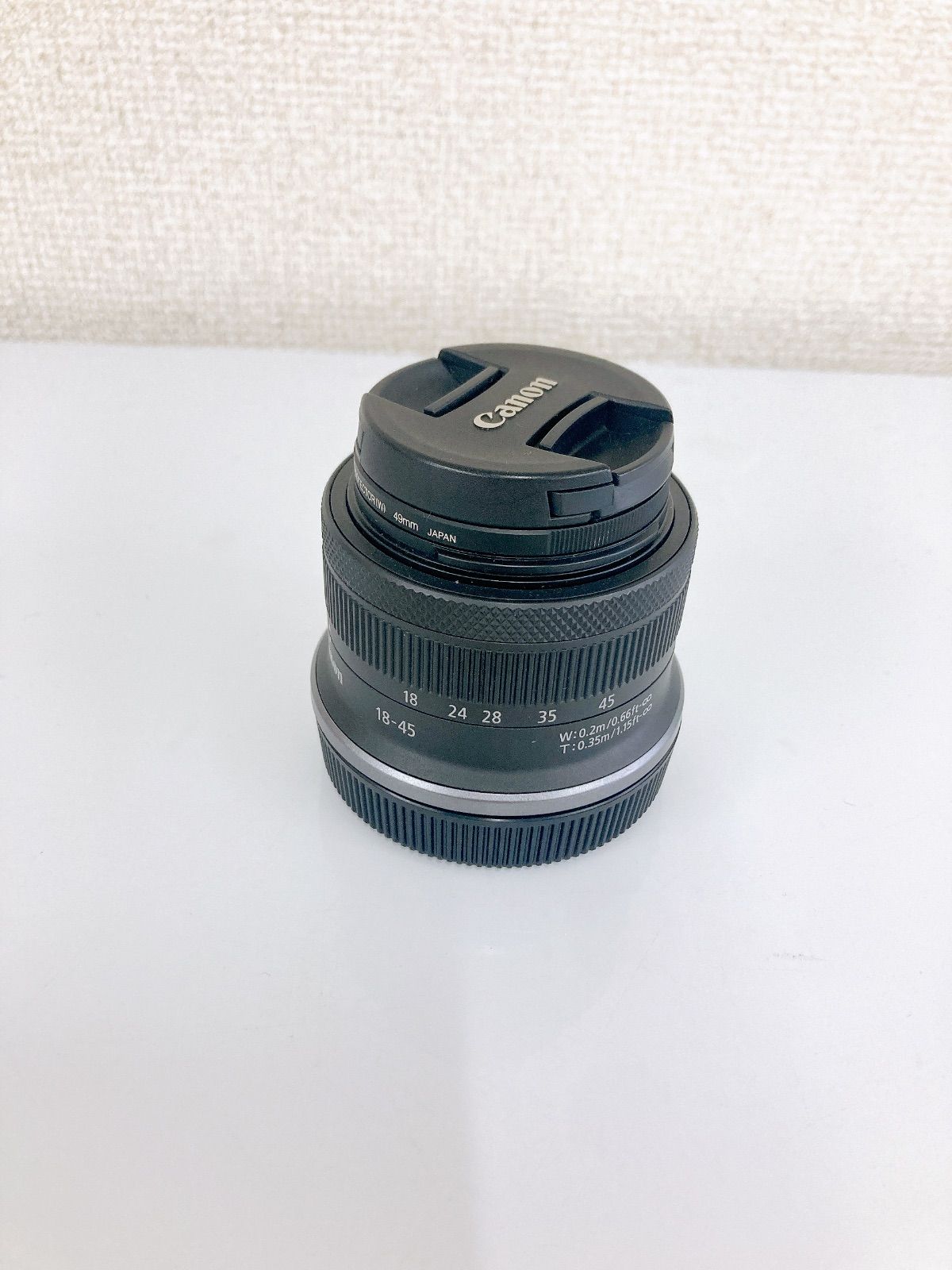 Canon RF-S18-45mm F4.5-6.3レンズ。 Canon rf-s18-45mm is stm ズーム