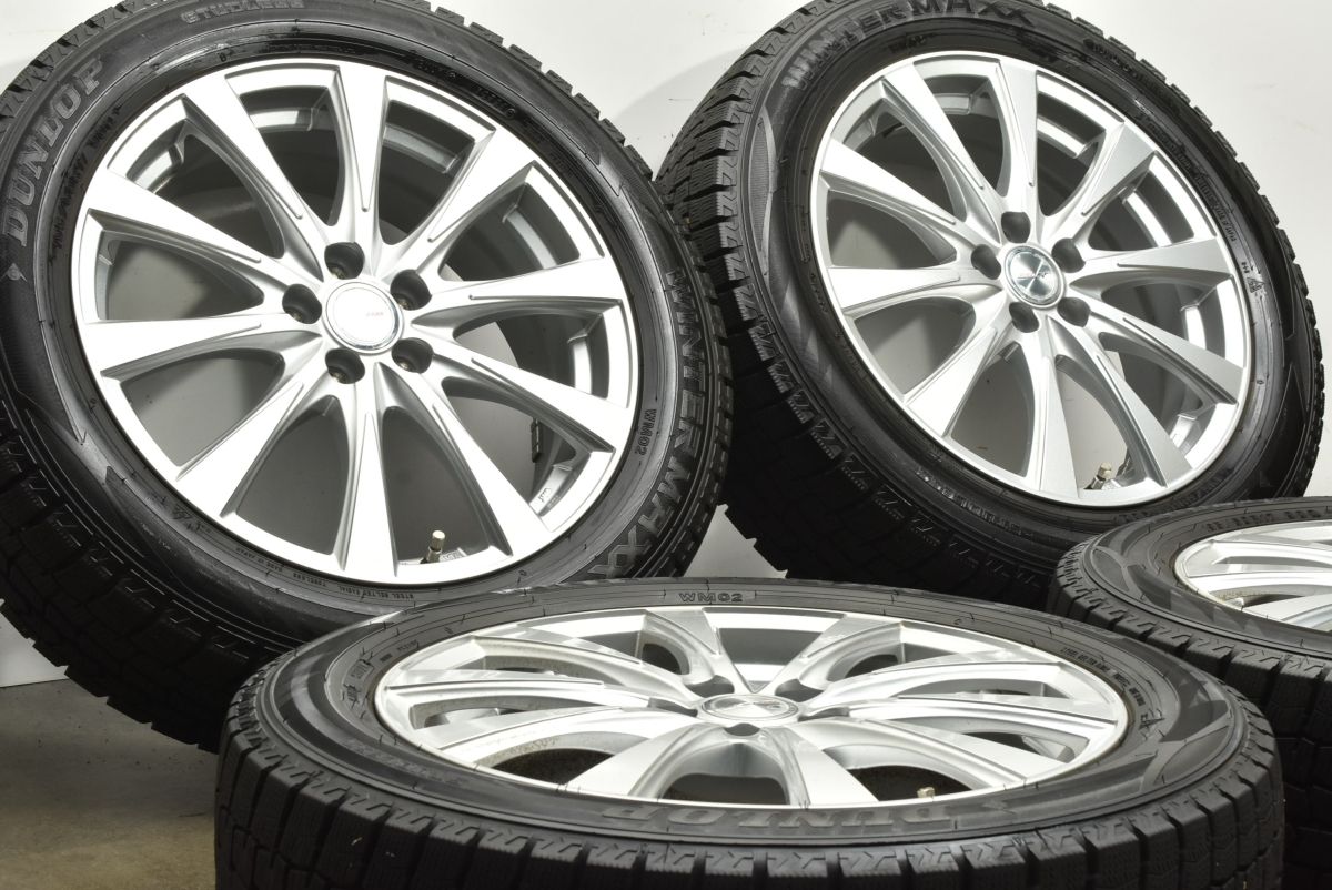 バリ溝 ウェッズ ジョーカー 17in 6J 40 PCD100 ダンロップ ウィンターマックス WM02 195 60R17 ライズ ロッキー ハイブリッド