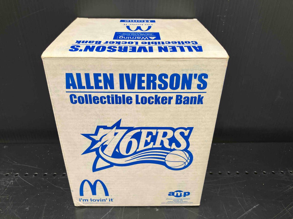 現状品 マクドナルド アレン アイバーソン NBA フィギュア 貯金箱 76ers
