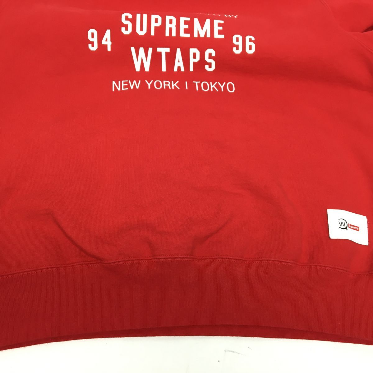 Supreme × WTAPS Sweatshirt トレーナー レッド L