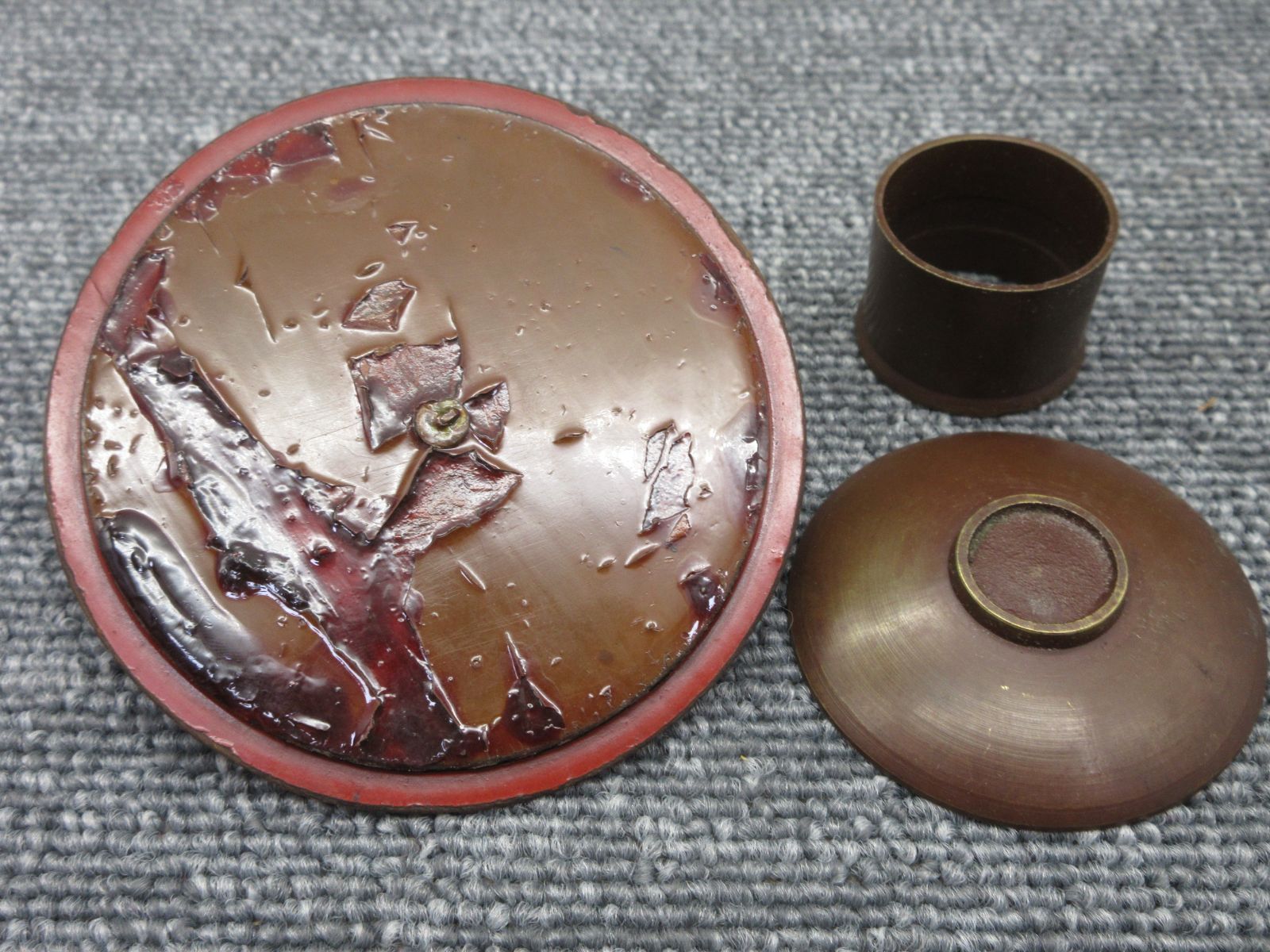 ☆鉄器 龍文堂 銚子鉄瓶 屠蘇器 銅蓋 茶道具 古民具 古美術 ☆鉄器 龍文堂 銚子鉄瓶 屠蘇器 銅蓋 茶道具 古民具 古美術