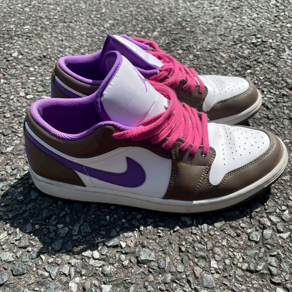 Nike Air Jordan 1 Low エアジョーダン1 ブラウン パープル ピンク 